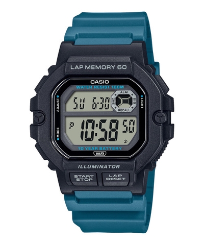 CASIO NAM WS-1400H-3A PIN 10 NĂM | WS-1400H-3AVDF