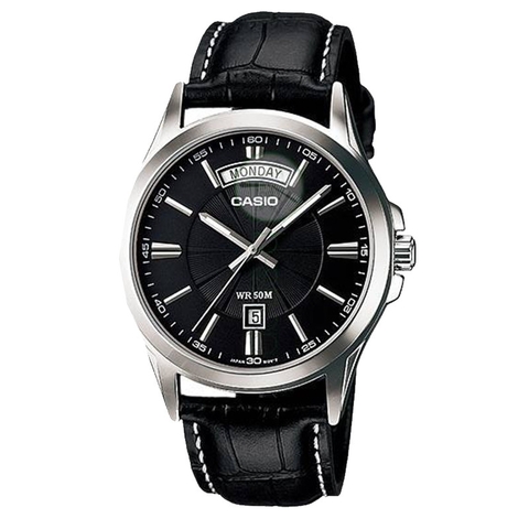 CASIO STANDARD MTP-1381L-1AVDF Dây Da | MTP-1381L-1A
