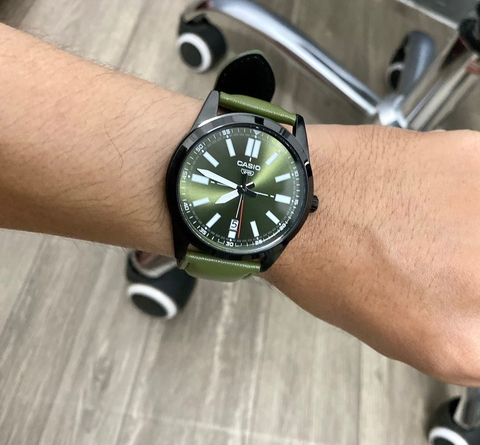 CASIO STANDARD MTP-VD02BL-3EUDF Dây Da | MTP-VD02BL-3E