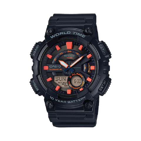 CASIO WORLDTIME AEQ-110W-1A2 | PIN 10 NĂM | AEQ-110W-1A2VDF