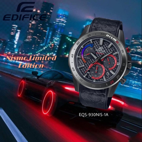 EDIFICE EQS-930NIS-1ADR NISMO LIMITED EDITION | PIN NĂNG LƯỢNG MẶT TRỜI | EQS-930NIS-1A