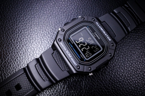 CASIO W-218H-1BVDF Pin 7 Năm | W-218H-1B