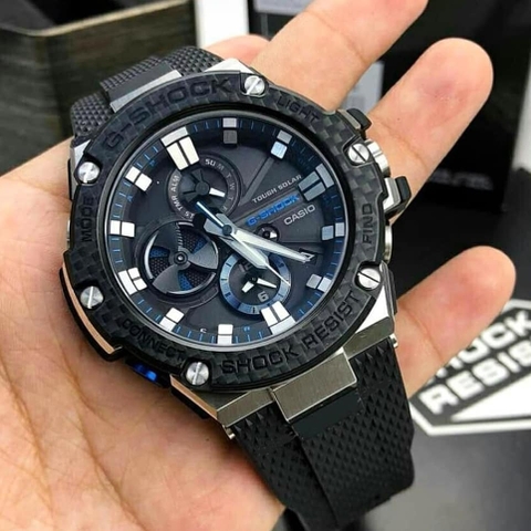 G-SHOCK GST-B100XA-1A G-STEEL BLUETOOTH | KÍNH SAPHIRE | VIỀN CARBON | TOUGH SOLAR