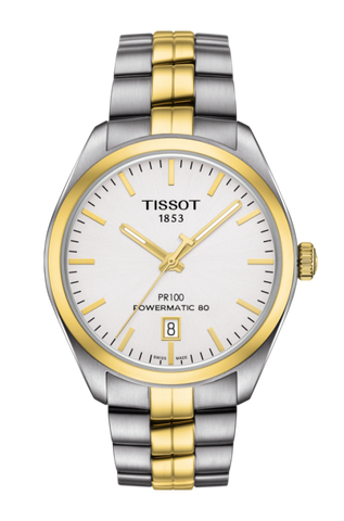 Đồng Hồ Nam Dây Thép Tissot Pr 100 Powermatic 80 T101.407.22.031.00