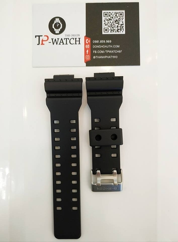 DÂY G-SHOCK RỜI CHÍNH HÃNG KÈM KHÓA GA-100 | GA-110 | GA-120 | GA-140 | GA-300 | GA-700 | G-8900 | GLS-100 | GAC-100 | GD-100 | GD-110 | GD-120 VÀ NHIỀU DÒNG KHÁC (MÀU ĐEN NHÁM)