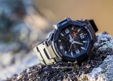 G-SHOCK GA-1000-1ADR (la bàn, đo nhiệt độ, kim dạ quang) | GA-1000-1A Gravity Master