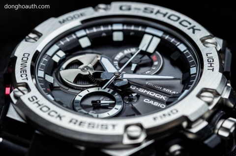 G-SHOCK GST-B100-1A G-STEEL BLUETOOTH | NĂNG LƯỢNG MẶT TRỜI