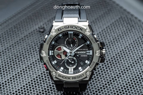 G-SHOCK GST-B100-1A G-STEEL BLUETOOTH | NĂNG LƯỢNG MẶT TRỜI