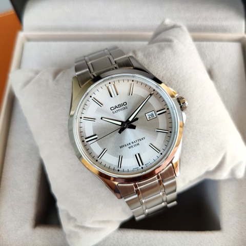 CASIO STANDARD MTS-100D-7AVDF DÂY THÉP | MTS-100D-7A - KÍNH SAPPHIRE - PIN 10 NĂM