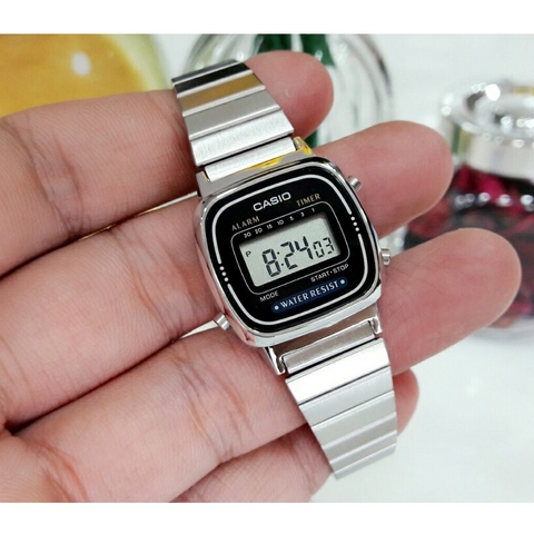 CASIO STANDARD LA670WA-1SDF Dây Thép | LA670WA-1S