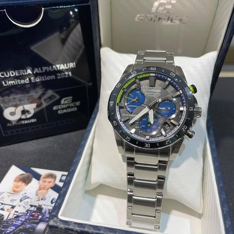 Edifice EFS-S580AT-1ADR Phiên Bản Giới Hạn | Kính Sapphire | Năng Lượng Mặt Trời | EFS-S580AT-1A