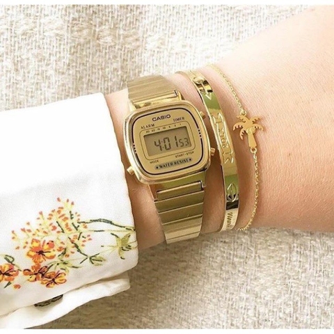 CASIO STANDARD LA670WGA-9SDF Dây Thép | LA670WGA-9