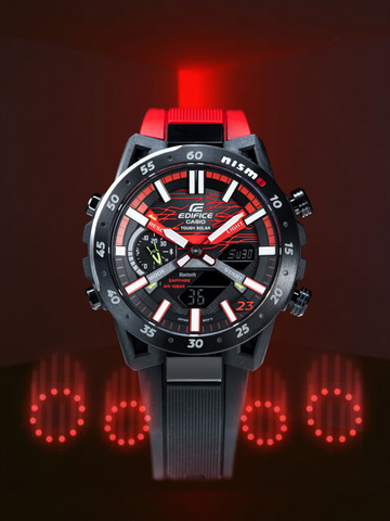 Edifice ECB-2000NIS-1ADR NISMO | Kính Sapphire | Bluetooth | Năng lượng mặt trời | ECB-2000NIS-1A Limited Edition