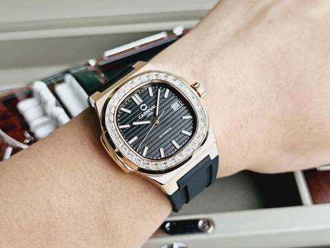 Đồng Hồ Nam Dây Cao Su Carnival Nautilus 8108G-VH-DCS Automatic - Kính Sapphire - Size 41mm - 3 Màu - 8108G-VH-DCS-D - 8108G-VH-DCS-N - 8108G-VH-DCS-X