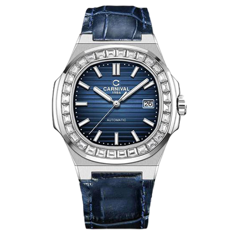 Đồng Hồ Nam Dây Da Carnival Nautilus 8108G-VT-D Automatic - Kính Sapphire - Size 41mm - 2 Màu - 8108G-VT-DD-D - 8108G-VT-DX-X
