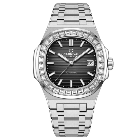 Đồng Hồ Nam Dây Thép Carnival Nautilus 8108G-VT Automatic - Kính Sapphire - Size 41mm - 3 Màu - 8108G-VT-D - 8108G-VT-N - 8108G-VT-X