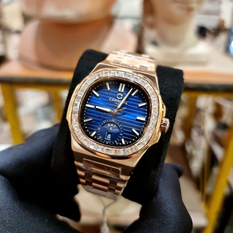 Đồng Hồ Nam Dây Thép Carnival Nautilus 8110G-VH Automatic - Kính Sapphire - Size 41mm - 3 Màu - 8110G-VH-D - 8110G-VH-N - 8110G-VH-X