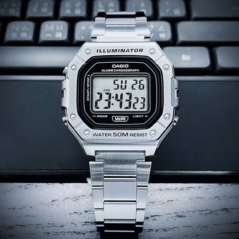 CASIO W-218HD-1A PIN 7 NĂM | W-218HD-1AVDF