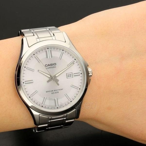 CASIO STANDARD MTS-100D-7AVDF DÂY THÉP | MTS-100D-7A - KÍNH SAPPHIRE - PIN 10 NĂM