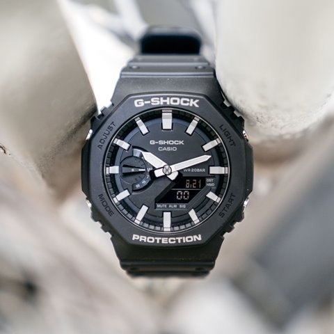 G-SHOCK GA-2100-1ADR CARBON CORE SIÊU MỎNG | GA-2100-1A