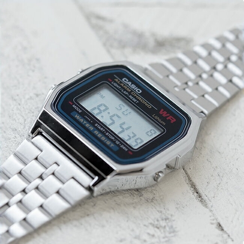 Casio Vintage Unisex A159WA-N1DF Dây Thép | A159WA-N1