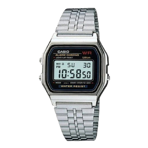 Casio Vintage Unisex A159WA-N1DF Dây Thép | A159WA-N1