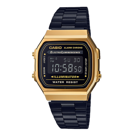 CASIO CLASSIC A168WEGB-1B BLACK GOLD