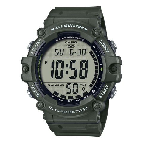 CASIO NAM DUAL TIME AE-1500WHX-3A | PIN 10 NĂM | AE-1500WHX-3AVDF