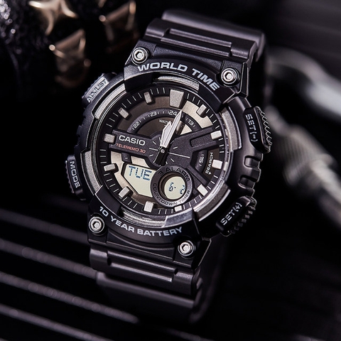 CASIO NAM AEQ-110W-1A PIN 10 NĂM | AEQ-110W-1AVDF