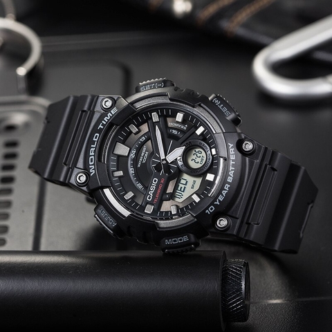 CASIO NAM AEQ-110W-1A PIN 10 NĂM | AEQ-110W-1AVDF