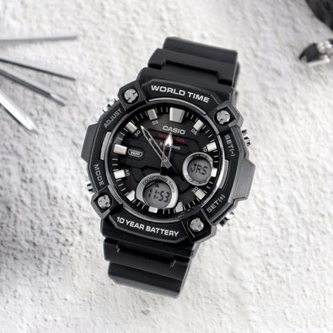 CASIO AEQ-120W-1 | PIN 10 NĂM | AEQ-120W-1AVDF