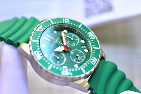 Đồng Hồ Nam Dây Cao Su Citizen AI5009-12X Quartz