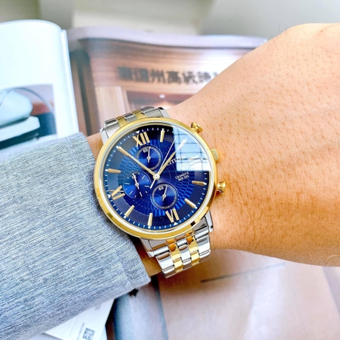 Đồng Hồ Nam Dây Thép Citizen AN3616-75L Quartz