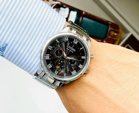 Đồng Hồ Nam Dây Thép Citizen AP1050-81E  Eco-Drive | Kính Sapphire | Năng Lượng Ánh Sáng
