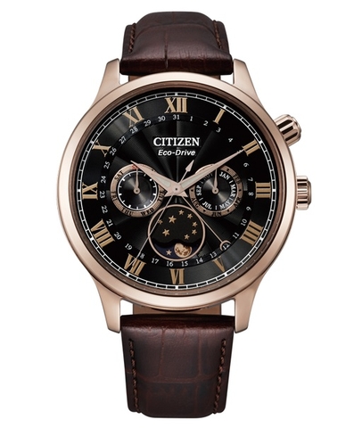 Đồng Hồ Nam Dây Da Citizen AP1059-19E Eco-Drive | Kính Sapphire | Năng Lượng Ánh Sáng