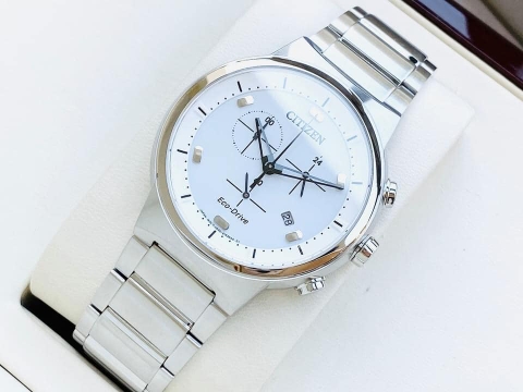 Đồng Hồ Nam Dây Thép Citizen AT2400-81A Eco-Drive | Kính Sapphire | Năng Lượng Ánh Sáng