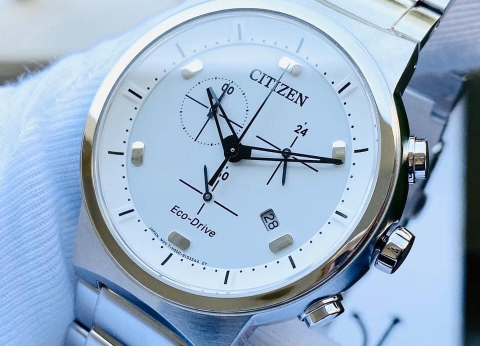 Đồng Hồ Nam Dây Thép Citizen AT2400-81A Eco-Drive | Kính Sapphire | Năng Lượng Ánh Sáng