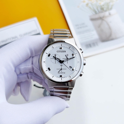 Đồng Hồ Nam Dây Thép Citizen AT2400-81A Eco-Drive | Kính Sapphire | Năng Lượng Ánh Sáng