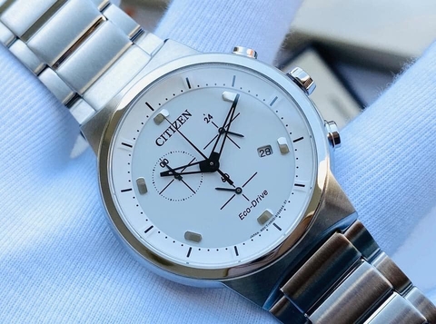 Đồng Hồ Nam Dây Thép Citizen AT2400-81A Eco-Drive | Kính Sapphire | Năng Lượng Ánh Sáng