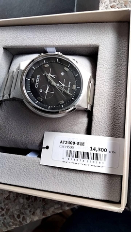 Đồng Hồ Nam Dây Thép Citizen AT2400-81E Eco-Drive | Kính Sapphire | Năng Lượng Ánh Sáng
