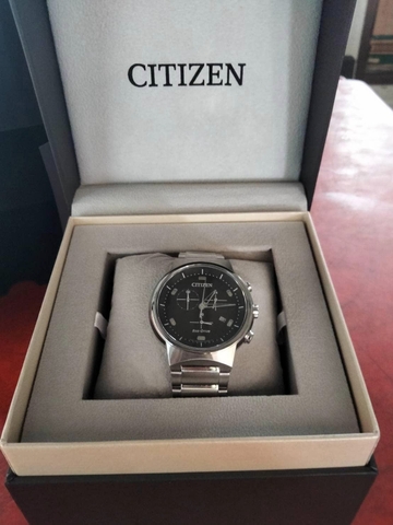 Đồng Hồ Nam Dây Thép Citizen AT2400-81E Eco-Drive | Kính Sapphire | Năng Lượng Ánh Sáng