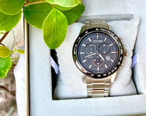 Đồng Hồ Nam Dây Thép Citizen AT2424-82H Eco-Drive | Kính Sapphire | Năng Lượng Ánh Sáng