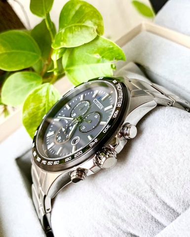 Đồng Hồ Nam Dây Thép Citizen AT2424-82H Eco-Drive | Kính Sapphire | Năng Lượng Ánh Sáng