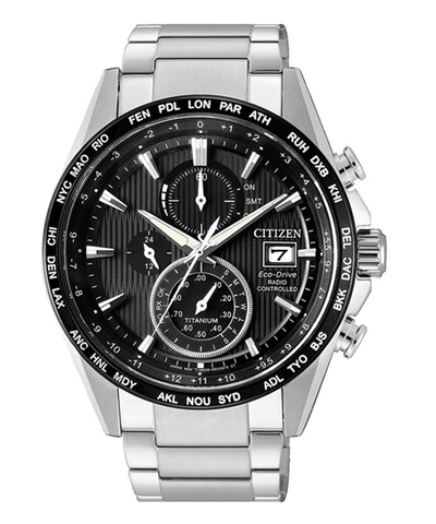 Đồng Hồ Nam Dây Thép Citizen AT8154-82E Eco-Drive | Vỏ/Viền Super Titanium | Kính Sapphire | Năng Lượng Ánh Sáng