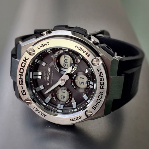 G-SHOCK SIZE NHỎ GST-S310-1A G-STEEL (NĂNG LƯỢNG MẶT TRỜI)