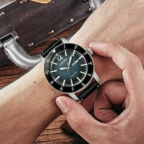 Đồng Hồ Nam Dây Da Citizen AW0077-19L Eco-Drive | Năng Lượng Ánh Sáng