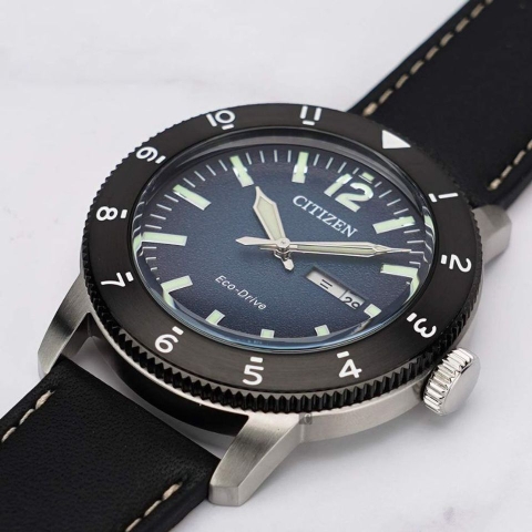 Đồng Hồ Nam Dây Da Citizen AW0077-19L Eco-Drive | Năng Lượng Ánh Sáng