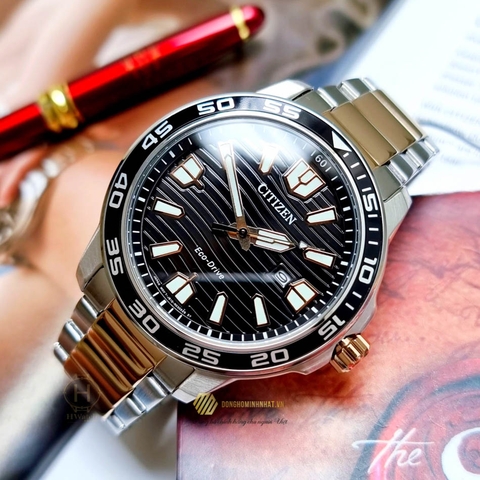 Đồng Hồ Nam Dây Thép Citizen AW1524-84E Eco-Drive | Năng lượng ánh sáng