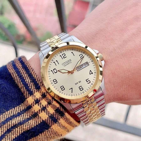Đồng Hồ Nam Dây Thép Citizen Quartz  BF0574-92P