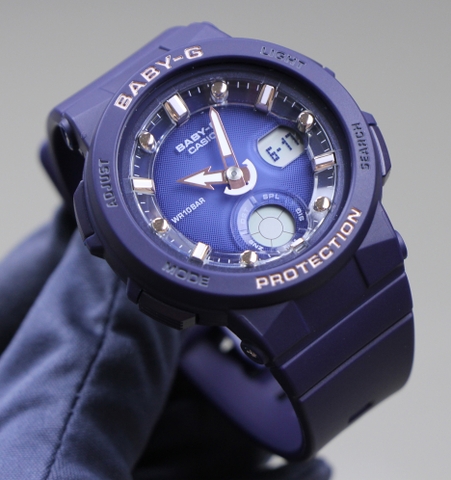 BABY-G BGA-250-2A2 NAVY BLUE | NEON ILLUMINATOR | BGA-250-2A2DR